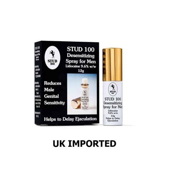 "Stud 100 Spray Tester – Ek Shot, UK Quality, Long-Lasting Performance!"